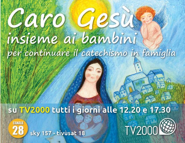 “Caro Gesù. Insieme ai bambini”, la striscia quotidiana di Tv 2000 dedicata ai più piccoli